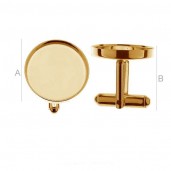 Manschettenkn&ouml;pfe, Silberschmuck,  FMG 18MM