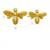 Biene-Ohrstecker, Silberschmuck,  ODL-00081