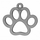 Hundepfote-Anh&auml;nger, Tierpfote, LK-0365 - 0,50