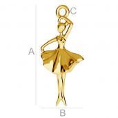 Ballet t&auml;nzer anh&auml;nger ODL-00181