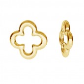 Klee-Anh&auml;nger, Silberschmuck, ODL-00508 