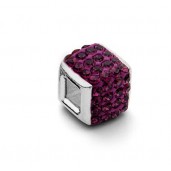 Silberperle, Quadrat, Schmuckteile, Amethyst, ModuleSQUARE AMETHYST 10x10 MM