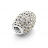 Zwischenteile, Schmuckteile, ModuleBALL CRYSTAL 16x13 MM