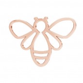 Bienen-Anh&auml;nger, Silberschmuck, Schmuckteile, LKM-2358 - 0,50 15x20,8 mm