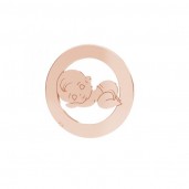 Sleeping Child Pendant, Boy, Jewelry Findings, LKM-2361 - 0,50 17,5 mm
