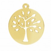 Baum des Lebens Anh&auml;nger, Lebensbaum, LKM-2626 - 0,50 16x17,5 mm