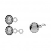 Endkappen, Schmuckteile, Schmuckzubeh&ouml;r, LP 8 5,5x11,7 mm 