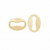 14K AU 585 Kulta, korunosat, kultakorut, BC 5 - AU 585,14K 