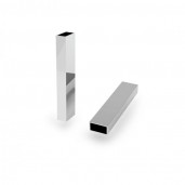 Silberrohr Rechteckig Anh&auml;nger, Silberschmuck, RURK-003 6,1x25 mm