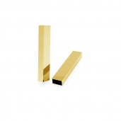 Silberrohr Rechteckig Anh&auml;nger, Silberschmuck, RURK-009 8x35 mm