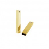 Silberrohr Rechteckig Anh&auml;nger mit Loch, Silberschmuck, RURK-010 8x35 mm 