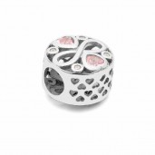 Silberperle, Schmuckteile, BDS-00011 11x11,5 mm 