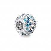 Silberperle, Schmuckteile, BDS-00006 8,2x11 mm