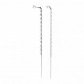 Durchzieher Ohrringe, Ketten Ohrringe, Ohrringteile, KLA-44 3x90 mm