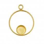 Anh&auml;nger, 6mm, Silberschmuck, Rivoli, CON 1 FMG KCL DOWN - 2,10 6 mm 