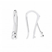 Fassung f&uuml;r Steine, Silberschmuck, ODL-00933 BO 71 2,3X17,9 MM