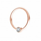 Anh&auml;nger mit wei&szlig;em Kristall, Silberschmuck, ODL-00703 13,5 mm ver.2