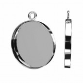 Anh&auml;nger Basis, Gie&szlig;harzschmuck, Resinschmuck, Schmuckteile, CON1 FMG-R 2,7x18 mm