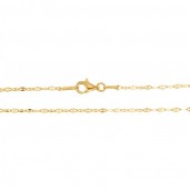14K Gold AU 585, Goldkette, SG-FBL 030 42 cm