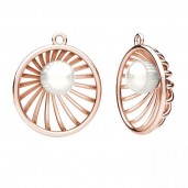 Perlen-Anhänger, Silberschmuck, Schmuckteile, OWS-00735 21x23,9 mm ver.2