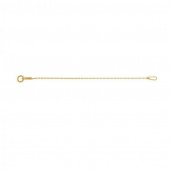 14K 585 Gold Verlängerungskette, 70mm, Goldkette, SG-AD 020 KC 0,8x2,15 - 70 mm