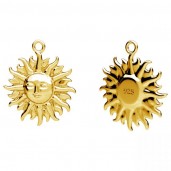 Sonne-Anh&auml;nger, Silberschmuck, CON-1 OWS-01141 16,6x19 mm