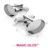 Manschettenknopf rahmen - FMG 14X10MM CUFFLINK