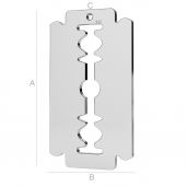 Razor blade pendant - LK-0588