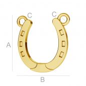 Hufeisen anh&auml;nger - ODL-00178