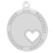Herz anh&auml;nger, LK-0746 - 0,50