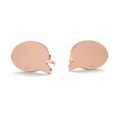 Wolke ohrstecker, LK-0960 KLS - 0,50